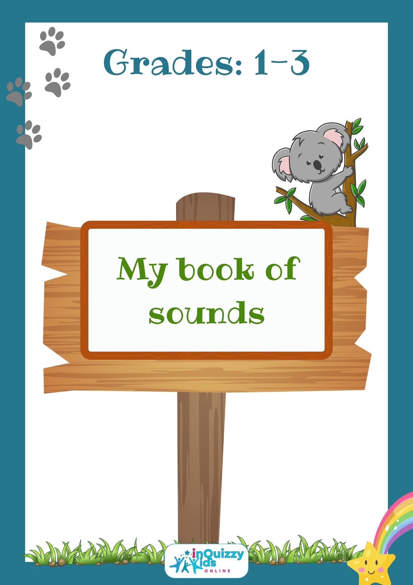 My book of sounds cover page